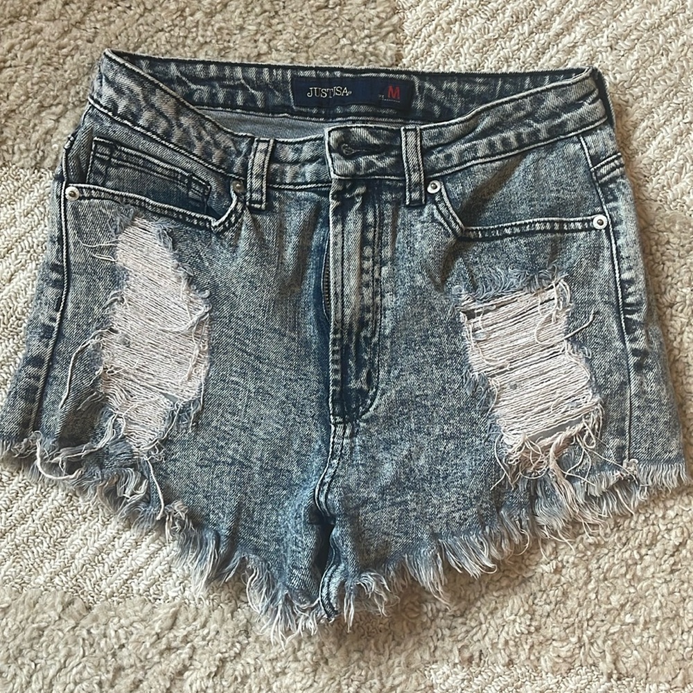 Just USA Size Medium High Waisted Shorts